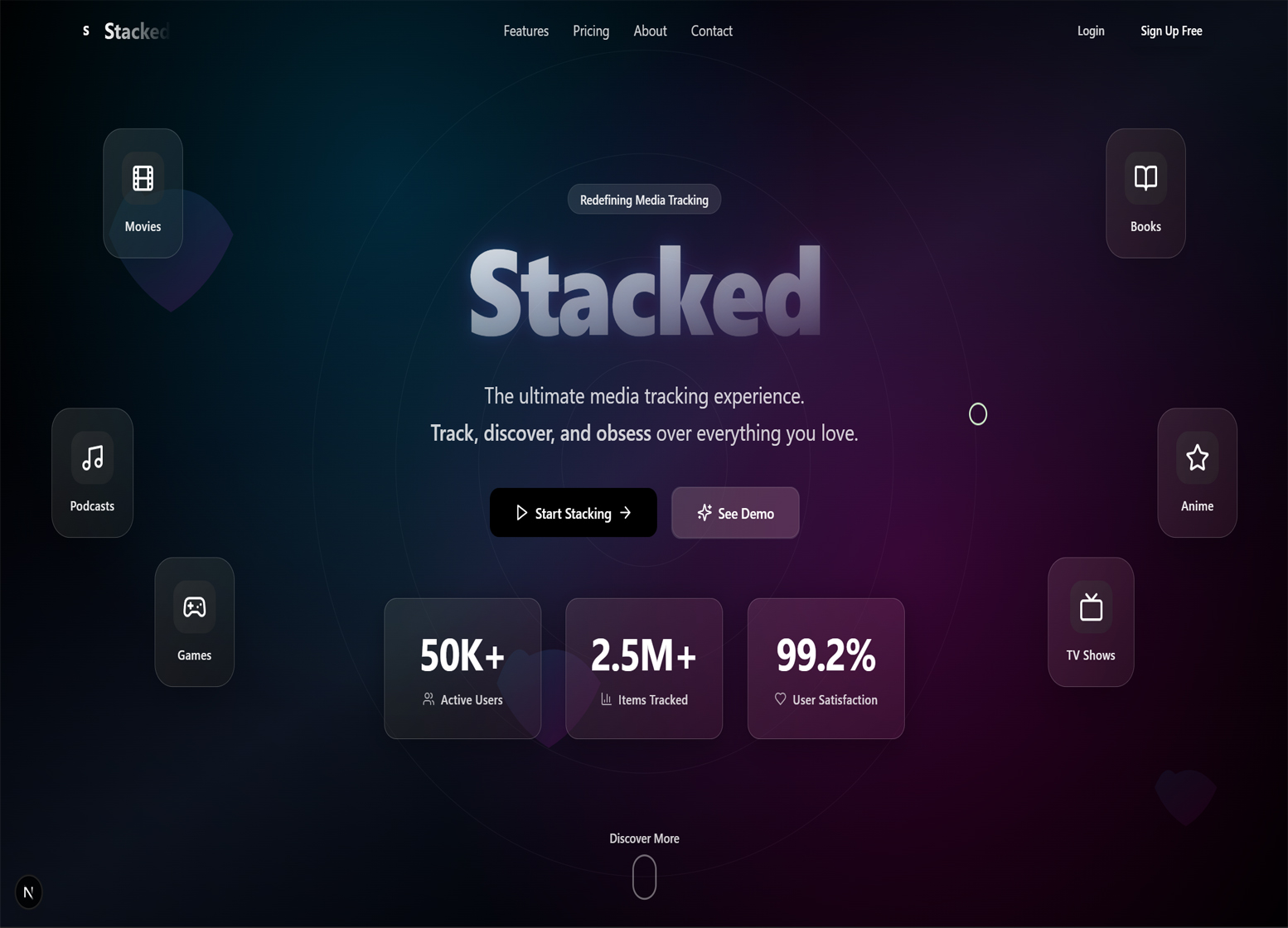 Stacked-MediaTracker Project - Full-Stack Application